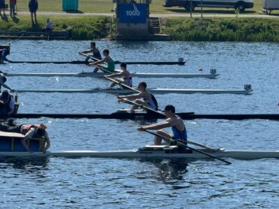 Nottingham Club Regatta 1st win of the day for Alex K in Open 1x