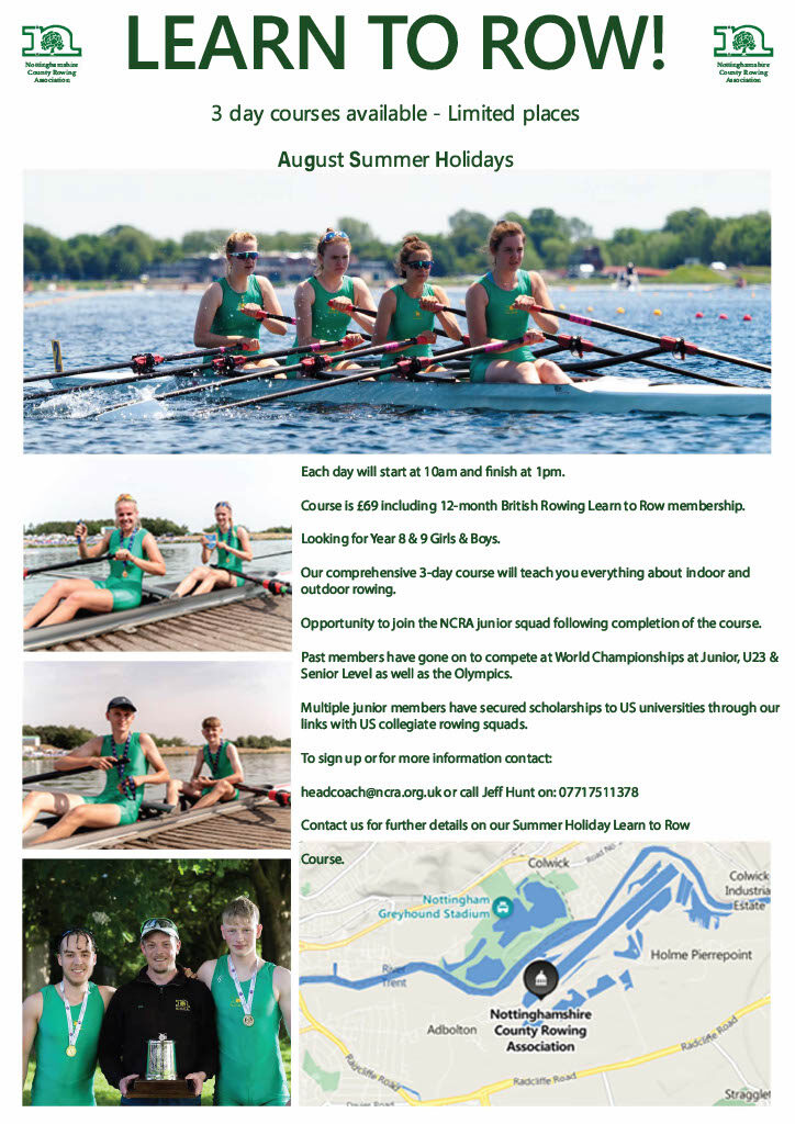 August Holidays 2025 Learn to Row